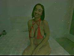 Anal, Gros seins, Sucer une bite, Brunette brune, Hd, Pov