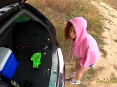 素人, フェティッシュ, ジーンズ, 裸, ヌード, 赤毛, シャワー, 喫煙