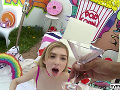 デカチン, 中出し, Hd, なめる, 小柄, オマンコ, コキ, オッパイの