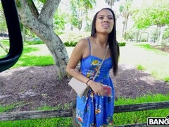 Asiático, Ébano, Hd, Interracial, Al aire libre, Chorro