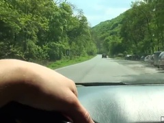Stranded Teen Gets Fucked