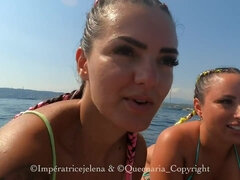Lovely lesbians outdoor impassioned xxx scene