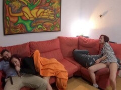 Schlafzimmer, Geschnappt, Gruppensex, Im freien, Öffentlich, Rotschopf