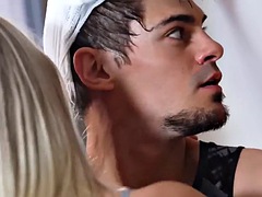 Blondine, Freund, Besamung, Schwul, Freundin, Muschi, Rasiert
