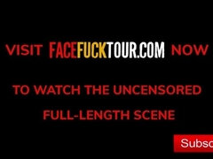 Gros cul, Grosse bite, Gros seins, Brunette brune, Gorge profonde, Bâillonner, Hard, Rugueux