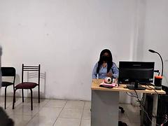 SEXI executive fucks her new employee - she gives him up the ass