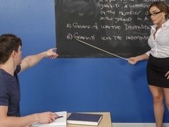 Ass, Big ass, Big tits, Blowjob, Handjob, Stripping, Teacher, Tits