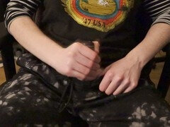 Girl masturbating, clothed orgasm, solo female orgasm