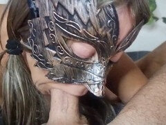 Receiving an expert deepthroat, I crave his load filling my ass to the brim