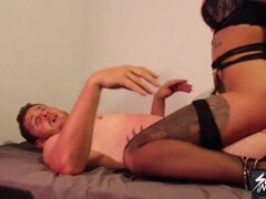 Bizarr, Blasen, Milf, Orgasmus, Muschi, Tätowierung