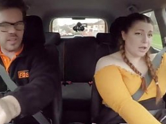 Fake driving school has an intercourse bbw