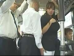 Bukkake, Bus, Japanese, Public