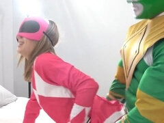 Hot tattoo girl, costume, power rangers