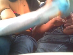Amateur, Verga grande, Mamada, Coche, Hermanas, Tetas