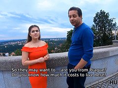 Curvy girl for money gets properly nailed in front of her dad