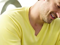 Cute small breasted babe gets a foot massage before sex