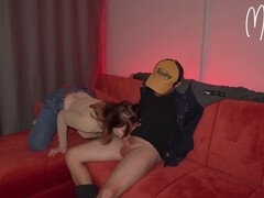 Horny chick takes a deep dicking from a pizza delivery guy for a complimentary pizza