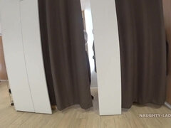Flashing, Milf, Mom, Natural tits, Public, Russian, Tits, Upskirt