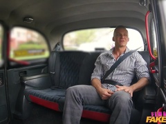 Female Fake Taxi (FakeHub): Busty blonde babe oiled and fucked