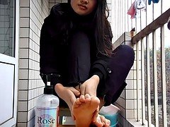 Bezaubernd, Asiatisch, Chinesisch, Fußfetisch, Jungendliche (18+)