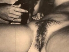 Peludo, Tetas naturales, Coño, Retro, Clasico