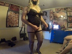 Amateur, Travestis, Talons, Lingerie, Masturbation, Transsexuelle, Voyeur