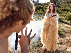 Cuties Kylie Rocket and Sera Ryder are sharing a huge penis