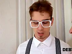 アナル, フェラチオ, ダブル開発, Hd, ロシア人, 叫ぶ, 魅力的, 三人