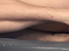 Morena, Holandés, Peludo, Lencería, Pezones, Tatuaje