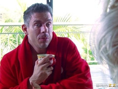 Grosse titten, Blondine, Blasen, Schwanz, Milf, Pov, Muschi, Realität