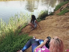 Brunette, Insertion, Outdoor, Pissing