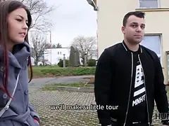 Coche, Pareja, Checa, Estilo perrito, Hd, Pelirrojo, Adolescente, Esposa