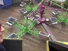 Liv Aguilera Exposes Her Boobs on the Ferris Wheel - Liv Revamped Redhead