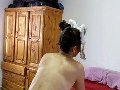 Enthousiasteling, Grote lul, Sperma, Lul, Vriendin, Latijnse vrouw, Masturbatie, Kut duiken