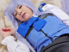 アジア人, 日本人, オナニー, 一人, オッパイの, おもちゃ