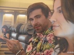 お尻, 美女, フェラチオ, ポルノスター, オマンコ, 三人, オッパイの