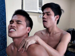 Aziatisch, Sperma shot, Homo