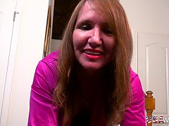 USAwives Sexy Mature Striptease and Solo Play