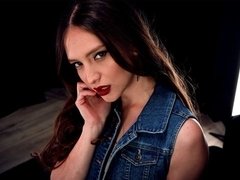 Ass, Blowjob, Doggystyle, Kissing, Lingerie, Redhead, Shaved, Stockings