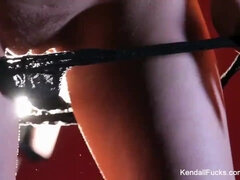 Watch enchanting Kendall Karson's xxx