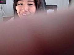 Asiatique, Mignonne, Chevaucher, Adolescente