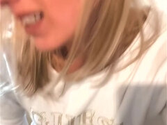 Enthousiasteling, Blond, Vingeren, Duits, Masturbatie, Orgasme, Kut duiken, Alleen