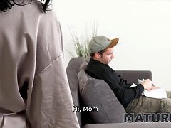Sucer une bite, Femme couguar, Hd, Talons, Mature, Russe, Belle mère, Jarretelles