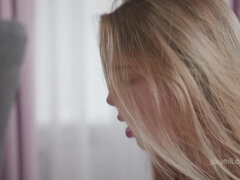 Enthousiasteling, Blond, Bedriegen, Sperma shot, Hd, Tiener