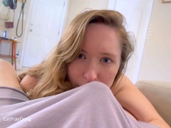 Blondine, Blasen, Kompilation, Spermaladung, Handjob, Pov