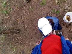 Attrapée, Tir de sperme, De plein air, Public, Adolescente