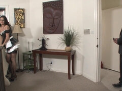 Brunette brune, Hard, Hd, Talons, Domestique, De plein air, Chevaucher, Uniforme