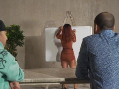 Tussi, Braunhaarige, Fetisch, Spiele, Absätze, Natürlich, Rotschopf, Russisch