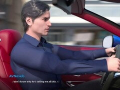 Brunette big tits, adult visual novel, visual novel game