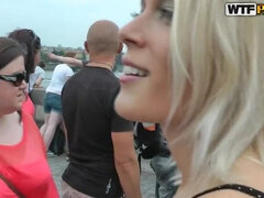 Blond, Hd, Buiten, Openbaar, Tiener